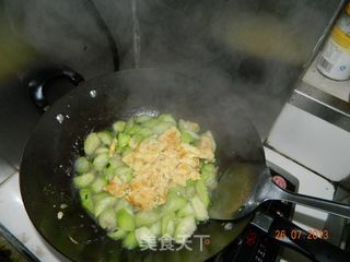 丝瓜炒鸡蛋的做法步骤:6