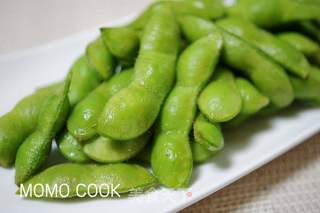 简单快手微波毛豆的做法步骤:7