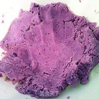 健康小点——软糯紫薯饼的做法步骤:6