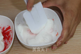 彩绘爱心蛋糕卷——七夕,送给爱人和孩子的礼物!的做法步骤:19