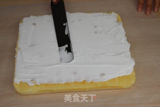 彩绘爱心蛋糕卷——七夕,送给爱人和孩子的礼物!的做法步骤:42