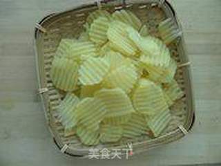 自制薯片的做法步骤:4
