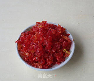香草圣女果粒蛋糕的做法步骤:2