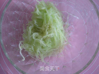 黑芝麻拌莴苣的做法步骤：5