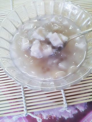 香芋银耳西米露——暖暖的 狠贴心的做法步骤:4