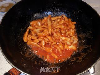茄汁鸡柳的做法步骤:8