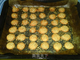 芝麻蛋香小饼的做法步骤：17