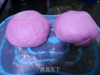 紫苋菜五彩豆长棍面包的做法步骤：4