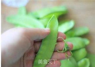 给肠胃减减负,夏日清爽菜——香菇荷兰豆小炒的做法步骤:3