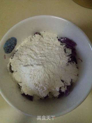 最适合夏季吃的~奶香紫薯薏米红豆饼的做法步骤:7