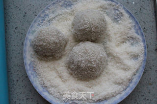 椰蓉糯米糍的做法步骤:9