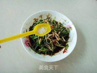 夏天的开胃菜——仔姜拌青椒的做法步骤:6