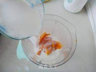 南瓜牛奶汁的做法步骤:4