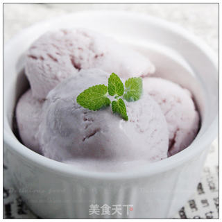 给冰淇淋加点颜色-----紫薯冰淇淋的做法步骤:9