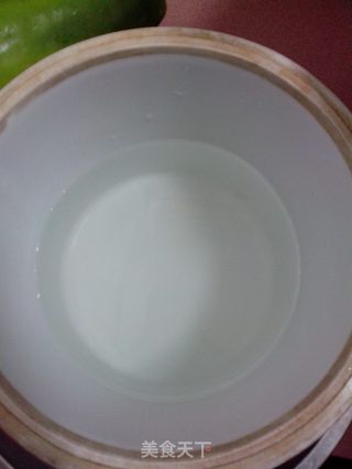 【青色的花儿开了】醋腌青木瓜卷的做法步骤:3