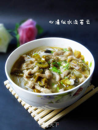 老坛酸菜肉丝米线-----轻松在家做的做法步骤:10