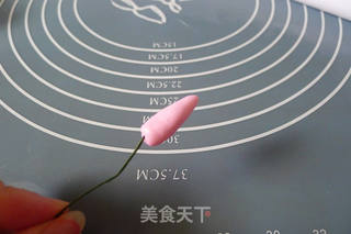 翻糖玫瑰的做法步骤:4