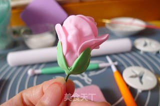 翻糖玫瑰的做法步骤:36