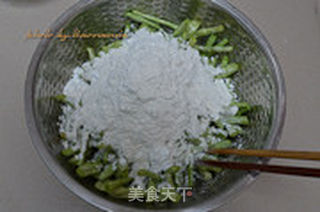 粉蒸豆角的做法步骤:4