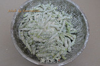 粉蒸豆角的做法步骤:5