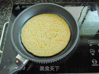 【牛奶松饼三明治】--- 十分钟超能量早餐的做法步骤:8