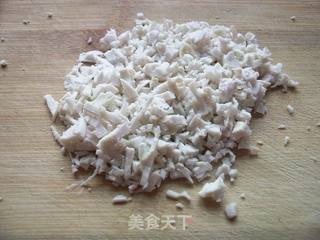 鹅蛋清炒豆腐的做法步骤:4