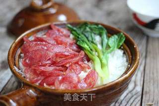 味浓甘香---腊味煲仔饭的做法步骤:7