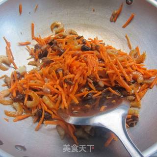香菇虾仁饭的做法步骤:6