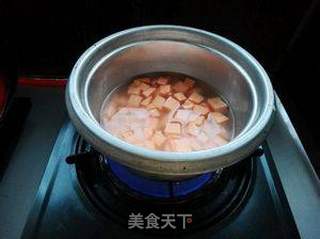牛奶红薯羹的做法步骤:3