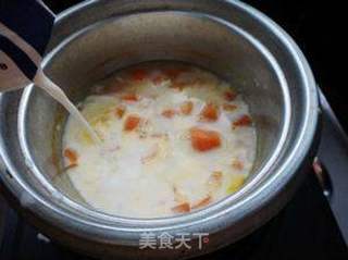 牛奶红薯羹的做法步骤:4