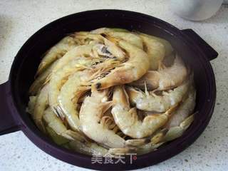 塔吉锅之西芹焖白虾的做法步骤:9