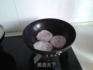 奶香紫薯小饼的做法步骤:6