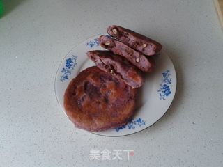 奶香紫薯小饼的做法步骤:7