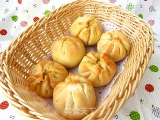 烤韭菜包的做法步骤：9