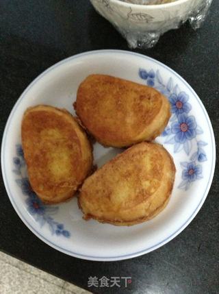 炸馒头片夹臭豆腐的做法步骤:8