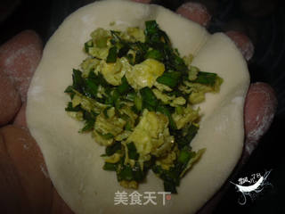 鸡蛋韭菜包的做法步骤:10