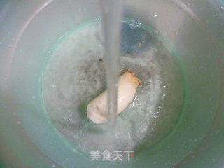 煎鸡蛋杏鲍菇菠菜年糕汤的做法步骤：4