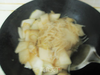【冬瓜小银鱼】美味冬瓜的做法步骤:6
