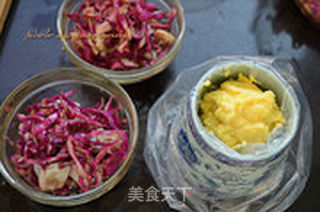 紫甘蓝鸡蛋沙拉的做法步骤:12
