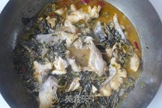 让你胃口大开i的下饭菜——冬高菜烧鱼块的做法步骤:9