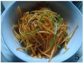 凉拌胡萝卜丝的做法步骤:5