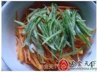 凉拌胡萝卜丝的做法步骤:4