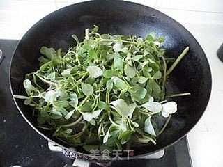 蒜泥麻汁马齿苋的做法步骤:3