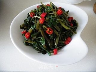 蒜泥麻汁马齿苋的做法步骤:10