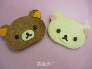 可爱的早餐---轻松小熊面包片的做法步骤:10
