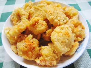 酥炸杏鲍菇的做法步骤:7