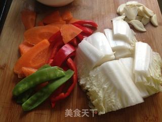 杂蔬小炒的做法步骤:4
