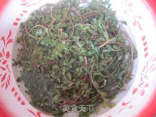 蒜拌马齿苋的做法步骤：3