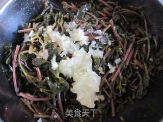 蒜拌马齿苋的做法步骤：7