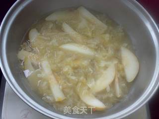 蜂蜜桂花双雪羹的做法步骤:7